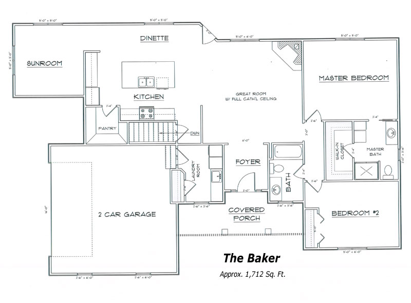 The Baker Floor Plan