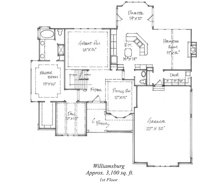 Williamsburg Floor Plan